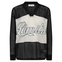 Drift Mix Logo Bluse, Black, L