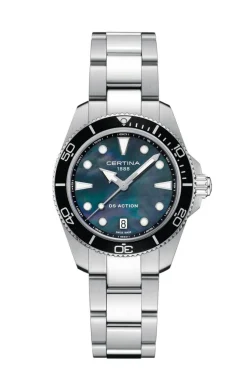 DS Action C048.210.11.121.00 Dameur, Blue/Black, 34,5 mm