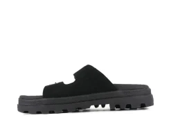 Dunlite Riviera Suede Sandaler, Black, 39