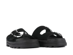 Dunlite Riviera Suede Sandaler, Black, 39