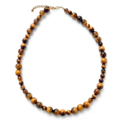 Earth Halskæde, Gold Plated, 28-42 cm