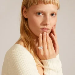 Echo Ring, Silver Plated