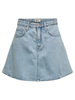 Eden A-nederdel, Light Blue Denim, L