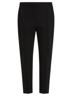 Elevated Slim Straight Bukser, Black, 38