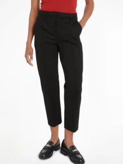 Elevated Slim Straight Bukser, Black, 38