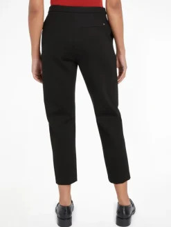 Elevated Slim Straight Bukser, Black, 38