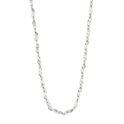 Eliyah Halskæde, Silver Plated, 38+15 cm