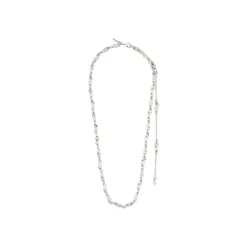 Eliyah Halskæde, Silver Plated, 38+15 cm