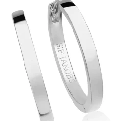 Ellera Pianura Grande Øreringe, Sølv