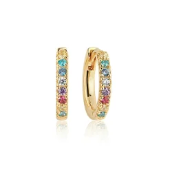 Ellera Øreringe, Guld/Multi