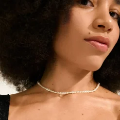 Elliana Halskæde, Gold Plated, 40+15 cm