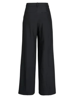 Ellis Wide Højtaljede Bukser, Black, S/L32