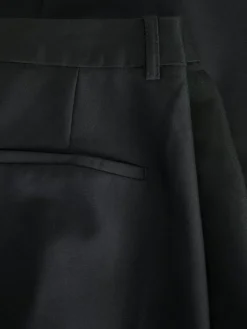 Ellis Wide Højtaljede Bukser, Black, S/L32