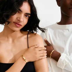 Ember Armring, Gold Plated, 17 cm