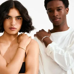 Ember Armring, Silver Plated, 17 cm