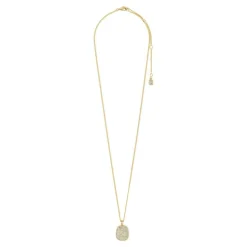 Ember Halskæde, Gold Plated, 50+9 cm