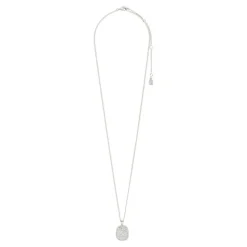 Ember Halskæde, Silver Plated, 50+9 cm