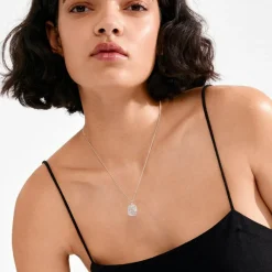 Ember Halskæde, Silver Plated, 50+9 cm