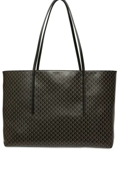 Emblem Tote W/ Pouch, Black AOP, Onesize