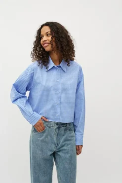 Emele-M Skjorte, Ultramarine Check, S/M