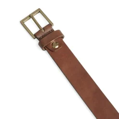 Emira Bælte, Cognac/Gold, 95 cm