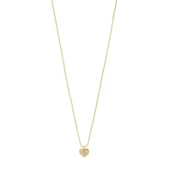 Emmet Halskæde, Gold Plated, 40+9 cm