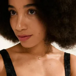 Emmet Halskæde, Gold Plated, 40+9 cm