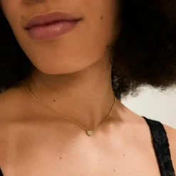 Emmet Halskæde, Gold Plated, 40+9 cm