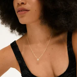 Emmet Halskæde, Silver Plated, 40+9 cm