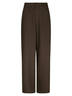 Emmett Structure Bukser, Dark Brown, 36