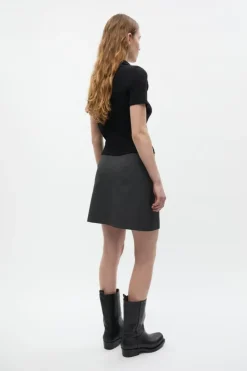 Enalessia Nederdel, Dark Grey Mel, 40