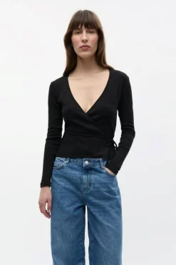 Enally Bluse, Black, M