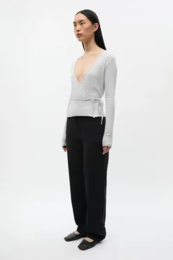 Enally Bluse, Light Grey Mel, M