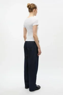 Enally Crop T-shirt, Bright White, XL