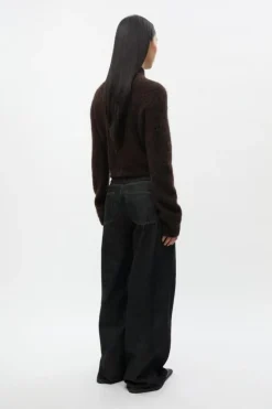 Enbessie Cardigan, Chocolate Torte Mel, XL