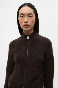 Enbessie Cardigan, Chocolate Torte Mel, XL