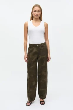 Enbilla Bukser, Smokey Olive Camo, 42