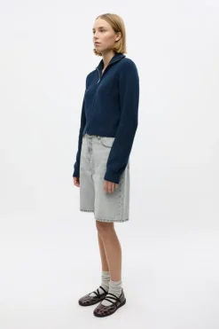 Endank Long Shorts, Light Grey Bleach, 38