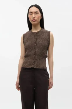 Endysis Vest, Chocolate/Brindle, S