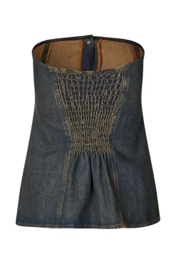 Enelm Top, Mid Worn Blue, 38