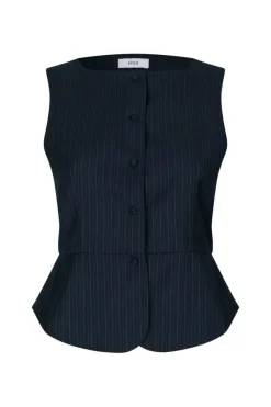 Enfresno Vest, Dark Navy Pinstripe, 40