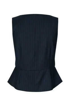Enfresno Vest, Dark Navy Pinstripe, 40