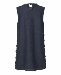 Eniris Tie Kjole, Dark Blue Rinse, 40