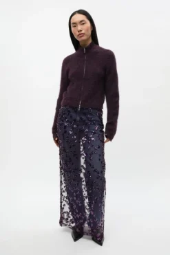 Enisberga Nederdel, Plum, 38