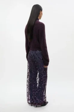 Enisberga Nederdel, Plum, 38