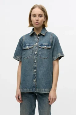 Enmass Skjorte, Tinted Blue, 36