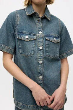 Enmass Skjorte, Tinted Blue, 36