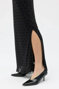 Ennicola Slip Kjole, Black, M