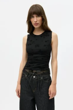 Ennicola Tank Top, Black, XL