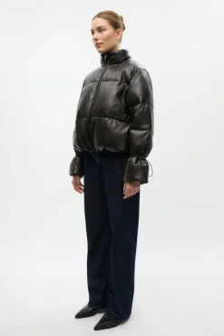 Ensini Jakke, Grained Black, M